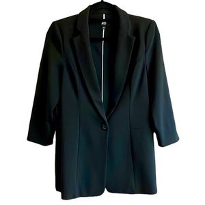 Roz & Ali black 3/4 sleeve Jacket, Who What Wear